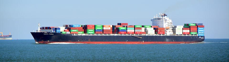 Image of a ship docked in SCCT port